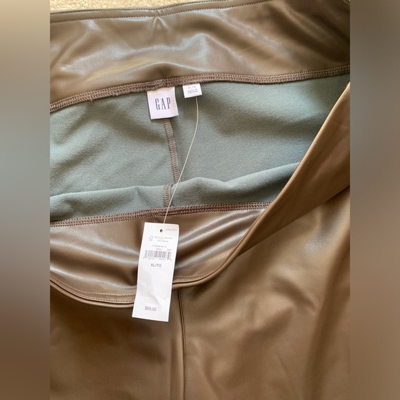 GAP pull up XL TG leather pants - Picture 4 of 6